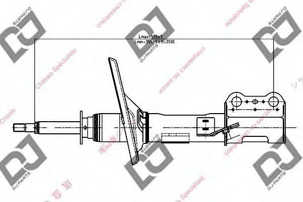 Амортизатор задний левый SENSEN (334389S)